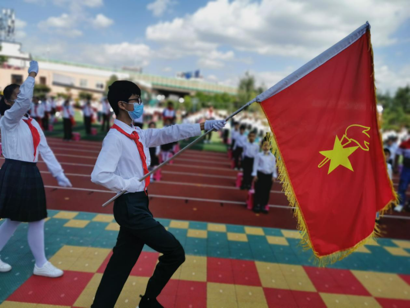 【德育课堂】迎接少代会 争做好队员——五华外小新队员入队仪式 【德育课堂】迎接少代会 争做好队员——五华外小新队员入队仪式