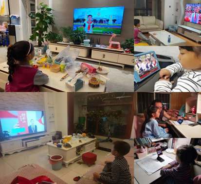 请党放心  强国有我---五华外小师生观看主题云队课教育活动