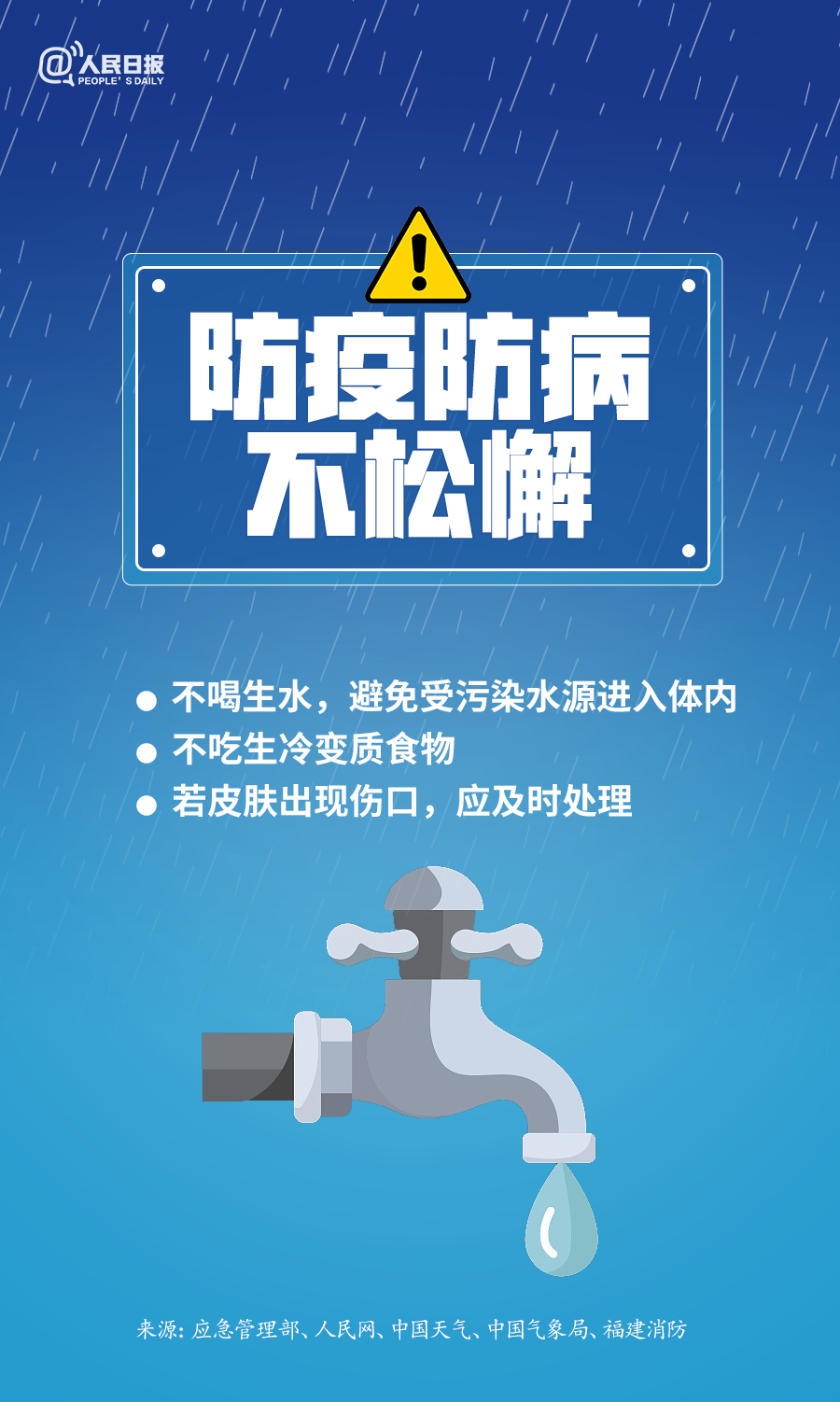 【知识图解】转存！暴雨天气10个安全指南，关键时刻能救命