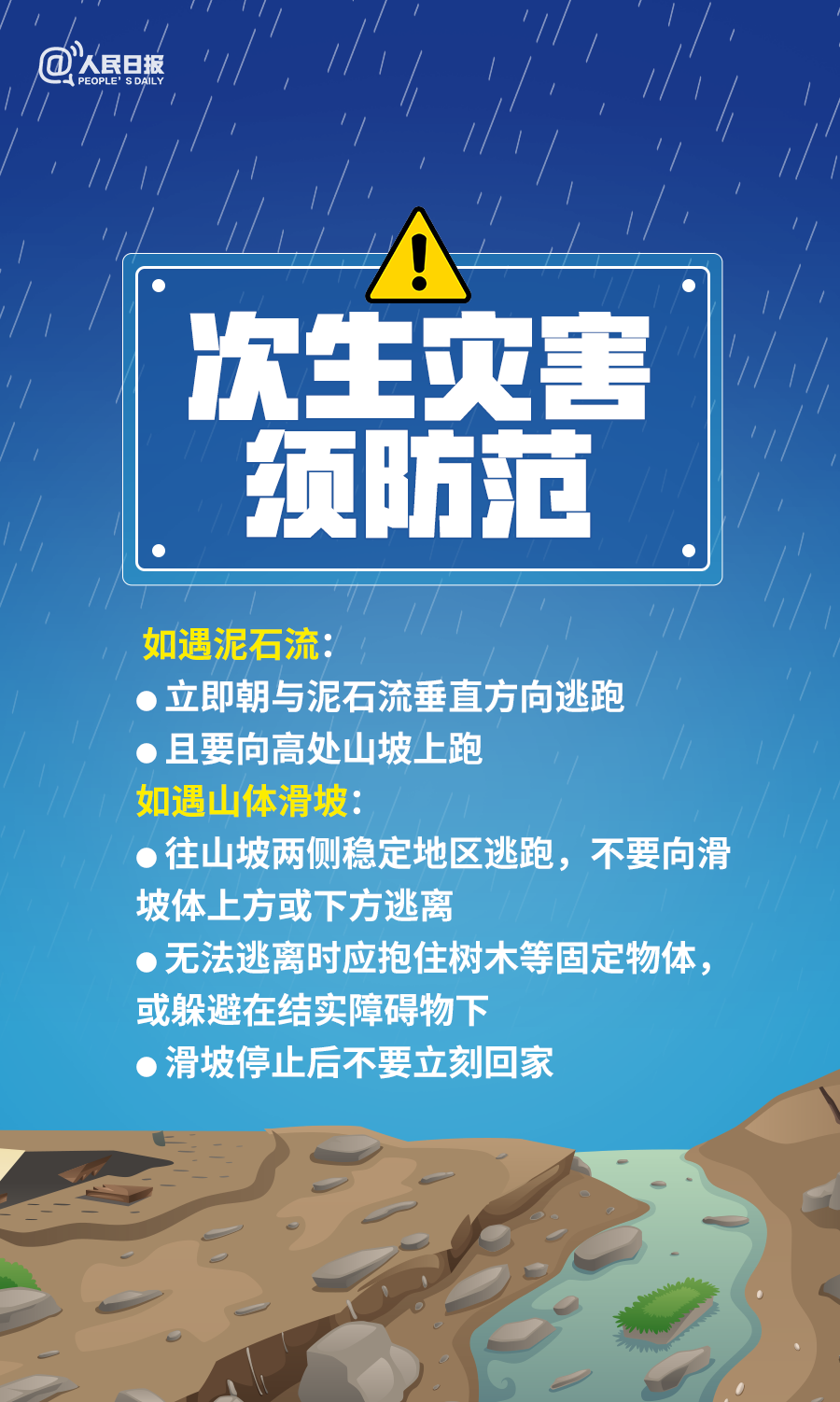 【知识图解】转存！暴雨天气10个安全指南，关键时刻能救命